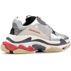 Balenciaga Triple S Silver Red
