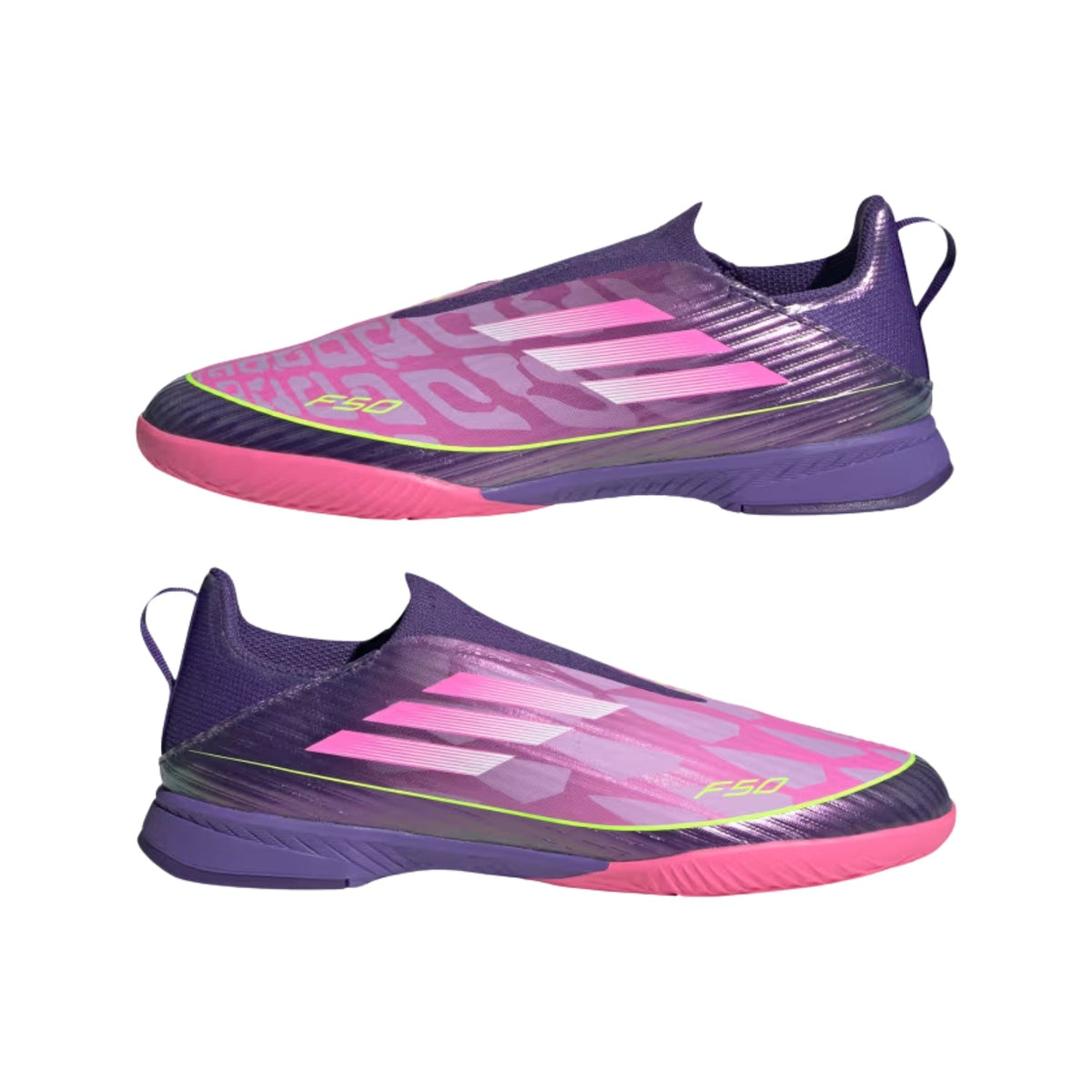 adidas Junior F50 League Laceless "Lamine Yamal" Indoor Soccer Shoes