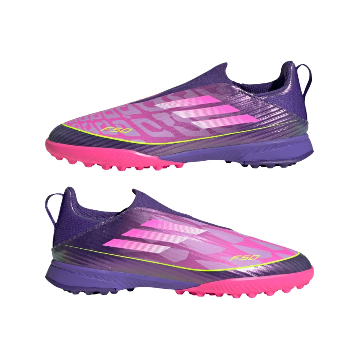 adidas Junior F50 League Laceless "Lamine Yamal" Turf Shoe