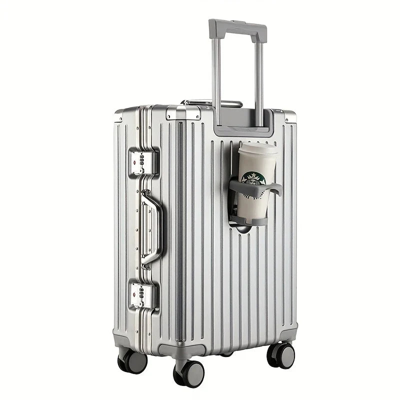 Ensemble de 3 Valises avec Porte-Gobelet Intégré