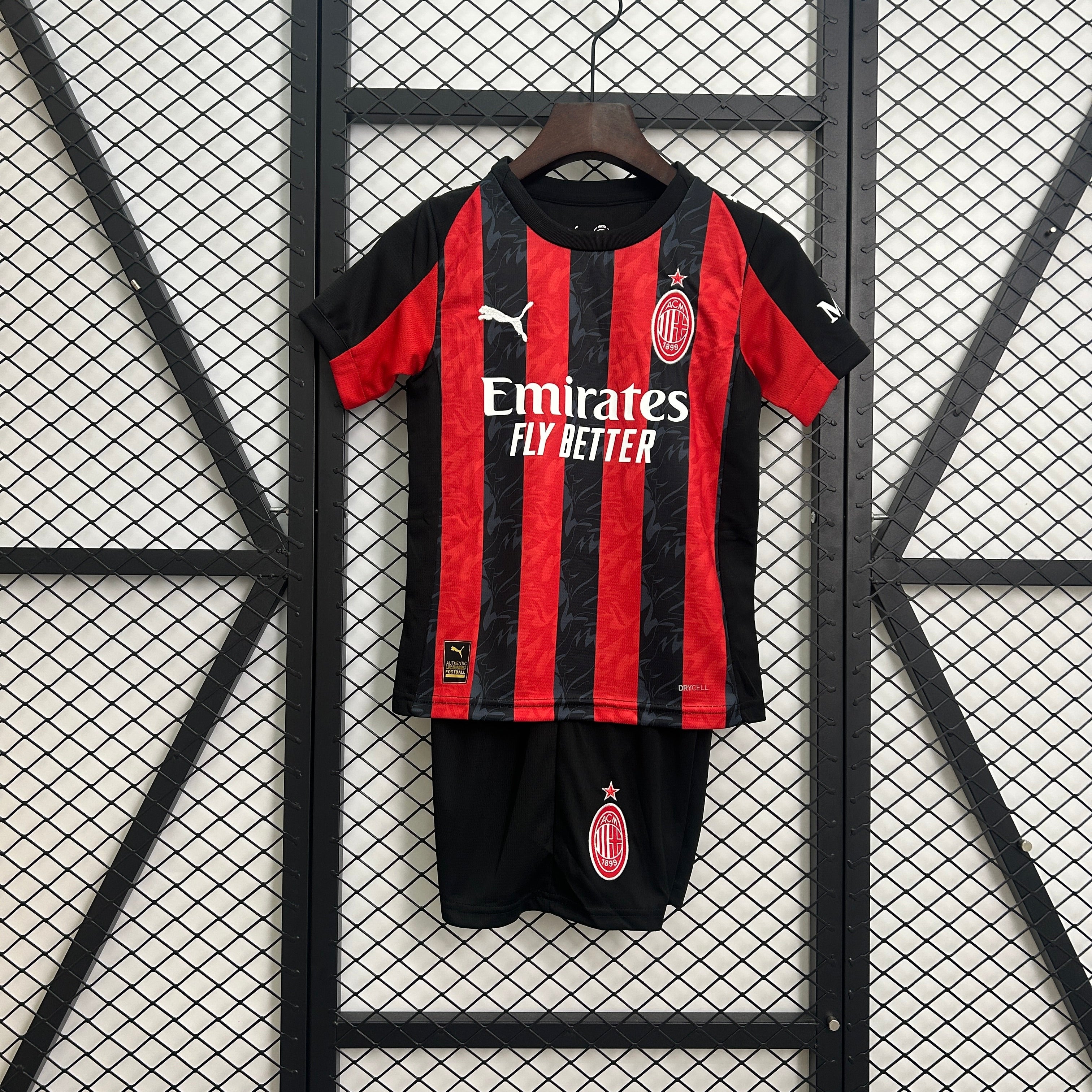 Kids A.C. Milan 2025/26 Home Jersey