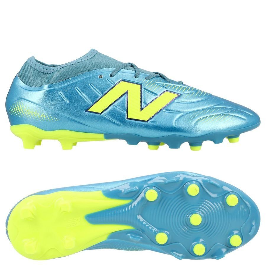 New Balance Tekela Team Low Laced Kids FG Firm Ground Soccer Cleats V5-  Neon Tide
