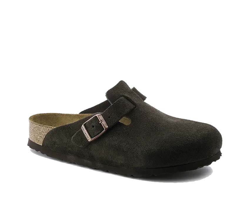Birkenstock Boston Soft Footbed Suede Leather "Mocha"