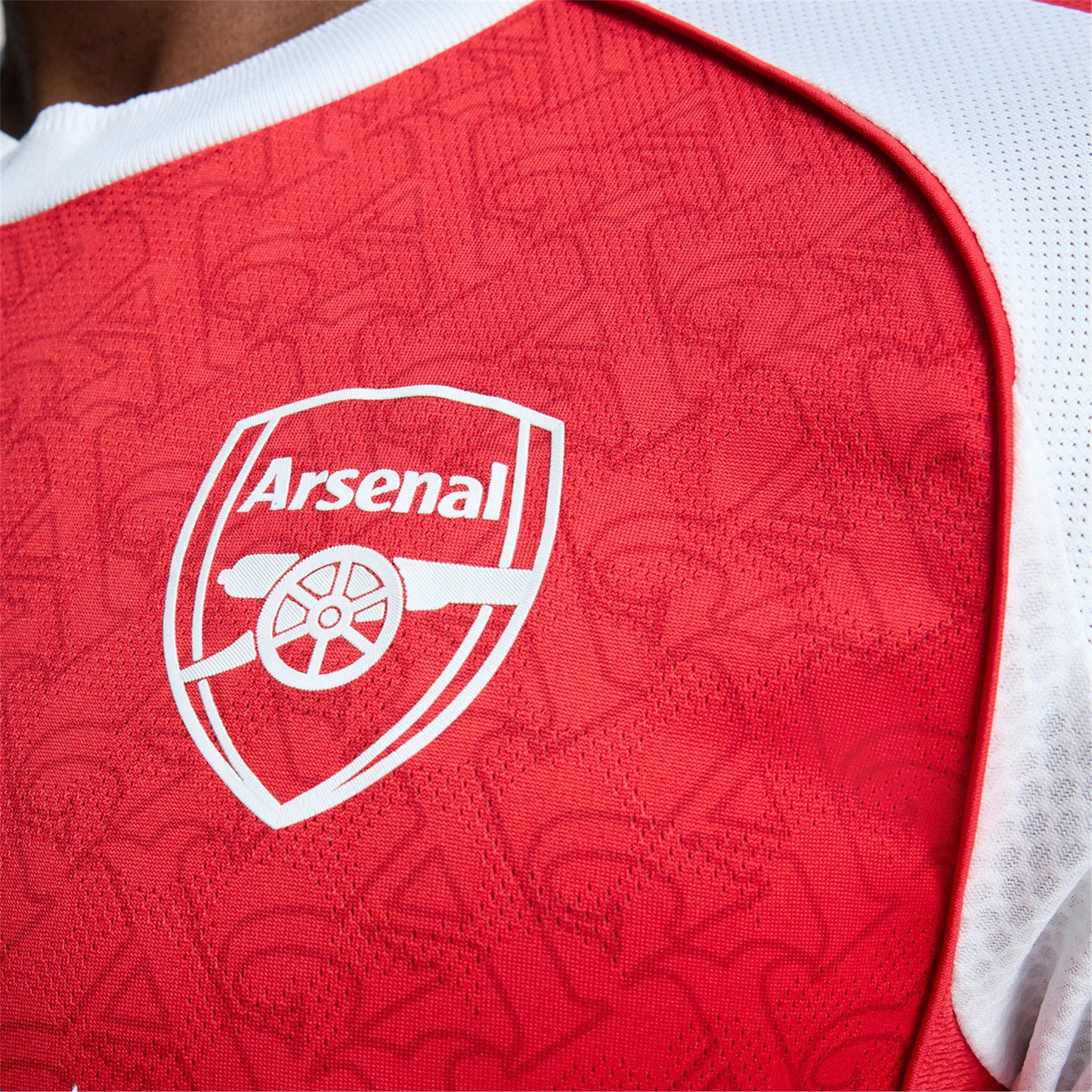 adidas Bukayo Gabriel Jesus Arsenal FC Authentic Home Jersey 25/26 w/ EPL Patch (Better Scarlet/White