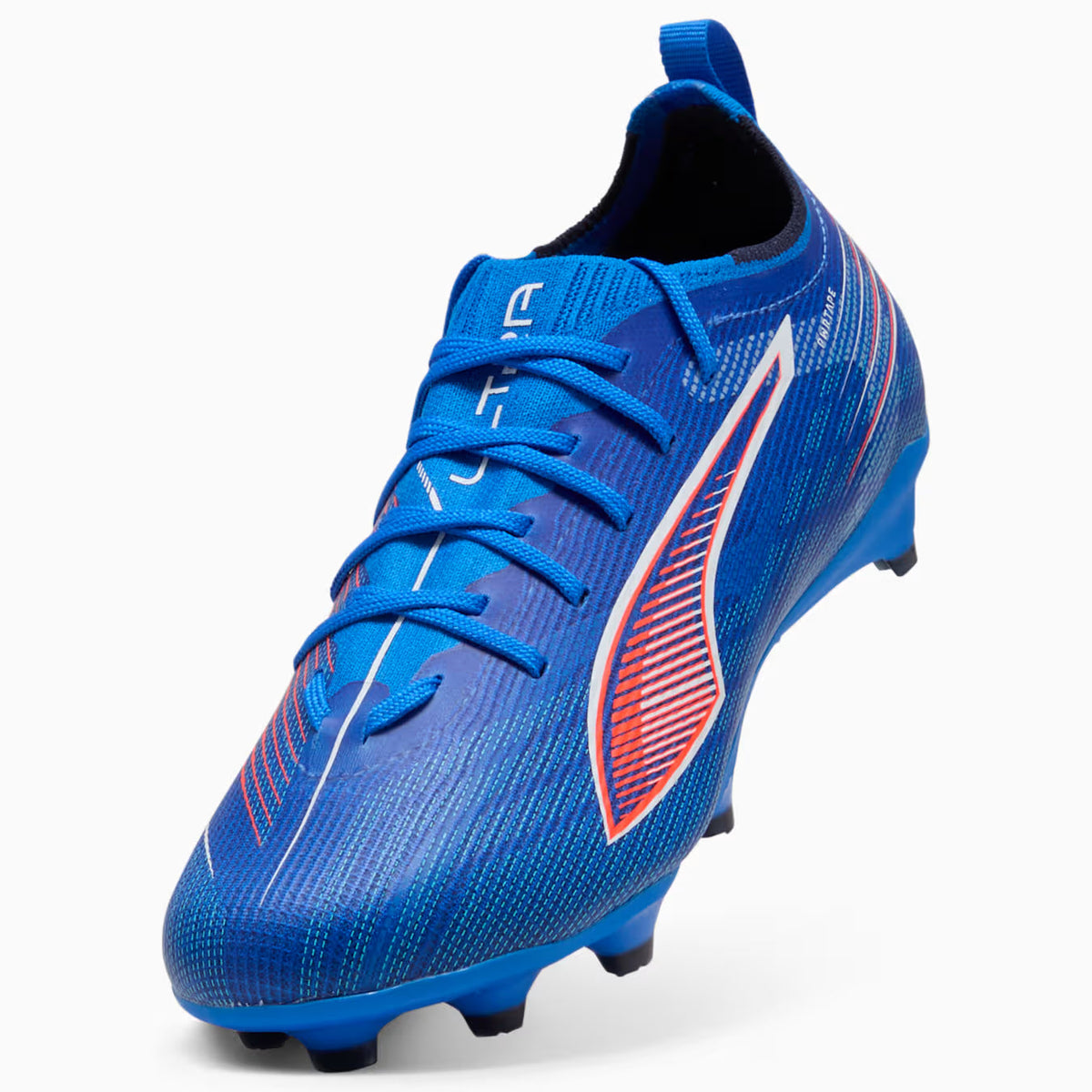 Puma Ultra 6 Pro+ FG/AG JR- Ultra Blue/White/Glowing Red