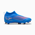 Puma Ultra 6 Match Laceless+ FG/AG JR- Ultra Blue/White/Glowing Red