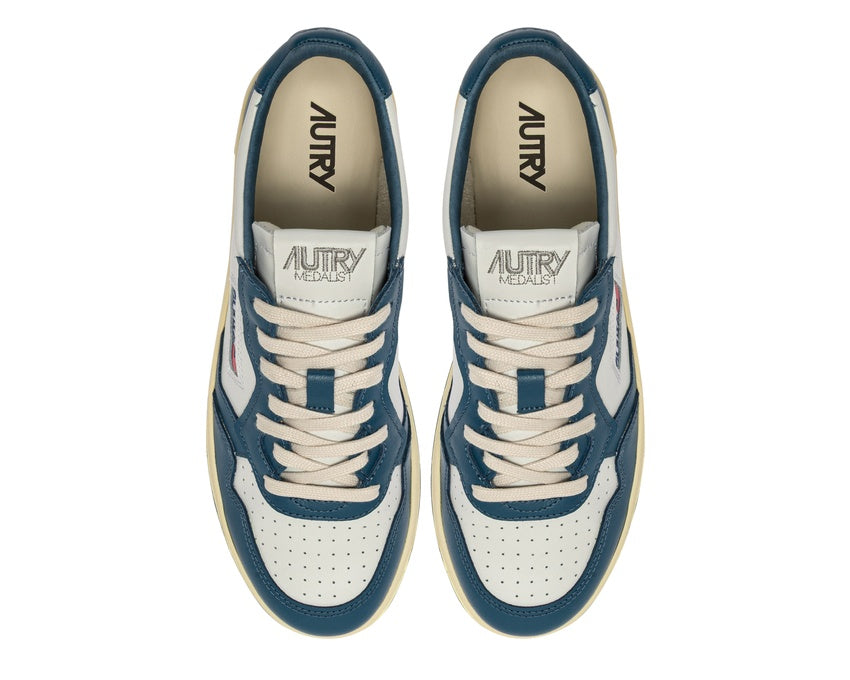 Autry Medalist Low W "Leat White"