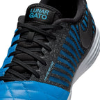 Nike Lunargato II IN Indoor Soccer Shoes- Metallic Silver/Black/Neptune Blue
