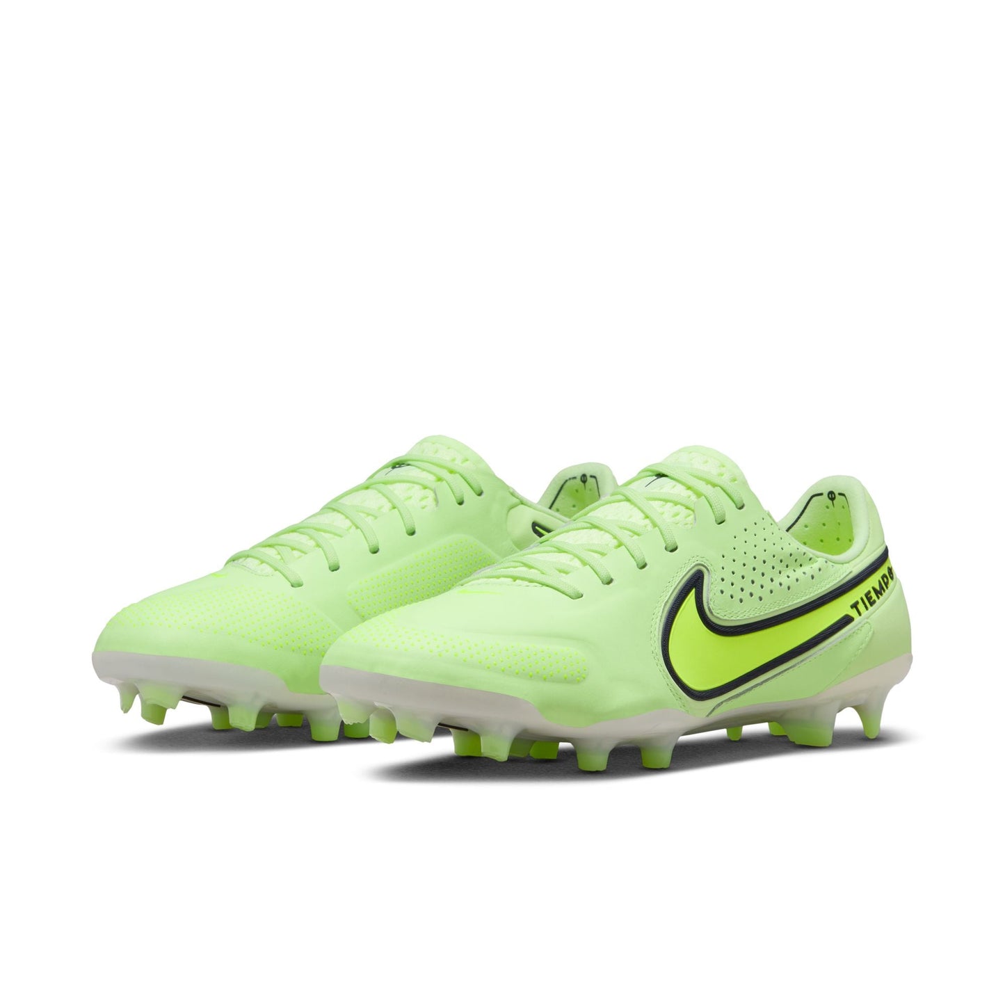 Nike Tiempo Legend 9 Elite FG Firm Ground Soccer Cleat - Yellow/White/Dark Grey