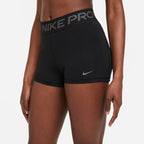 Nike Pro Women's Shorts 3" Training Shorts Nike Black / Grey 2XS 