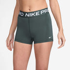 Nike Pro Women's Shorts 3" Training Shorts Nike Dark Green / White 2XS 