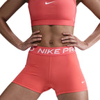 Nike Pro Women's Shorts 3" Training Shorts Nike Orange / White 2XS 