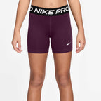 Nike Pro Older Girls Shorts 3" Compression Shorts Nike Dark Purple YXS 