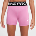 Nike Pro Older Girls Shorts 3" Training Shorts Nike Pink YS 