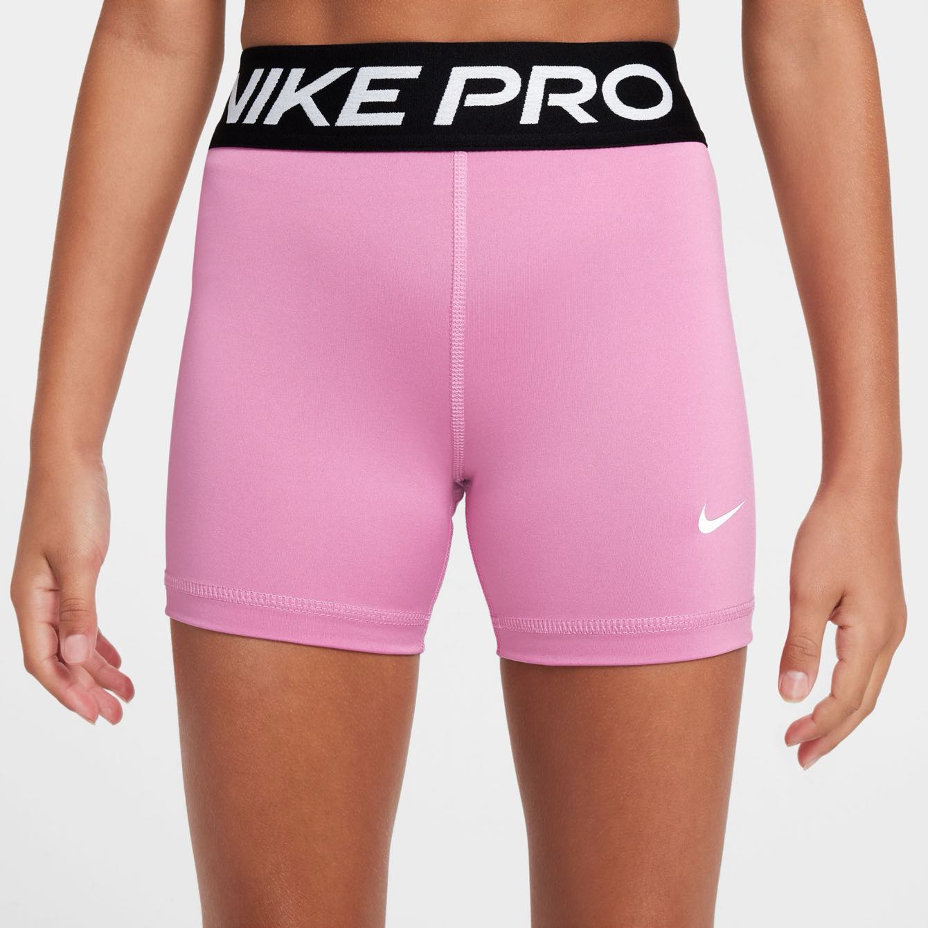Nike Pro Older Girls Shorts 3" Training Shorts Nike Pink YS 