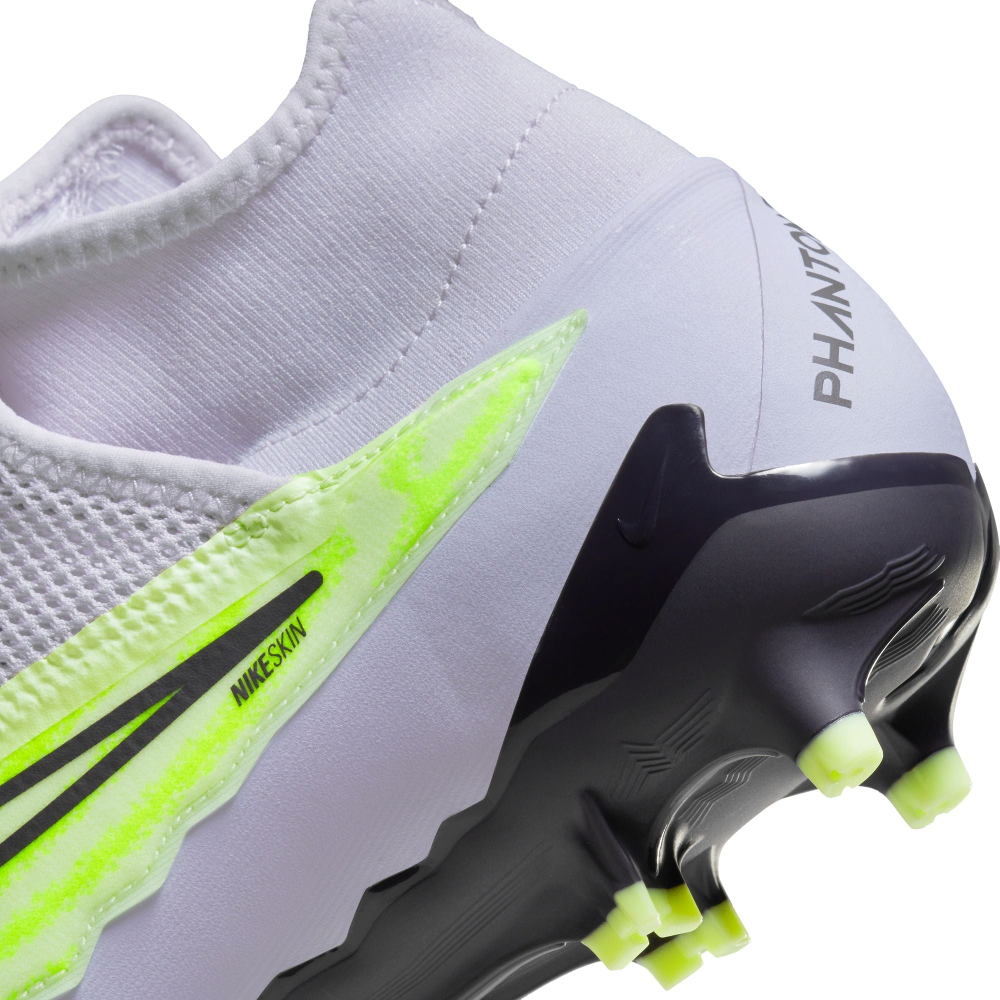Nike Phantom GX Pro DF FG Firm Ground Soccer Cleats - BarelyVolt/Grey/Grape