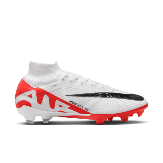 Nike Zoom Mercurial Superfly 9 Elite FG-Bright Crimson/White-Black