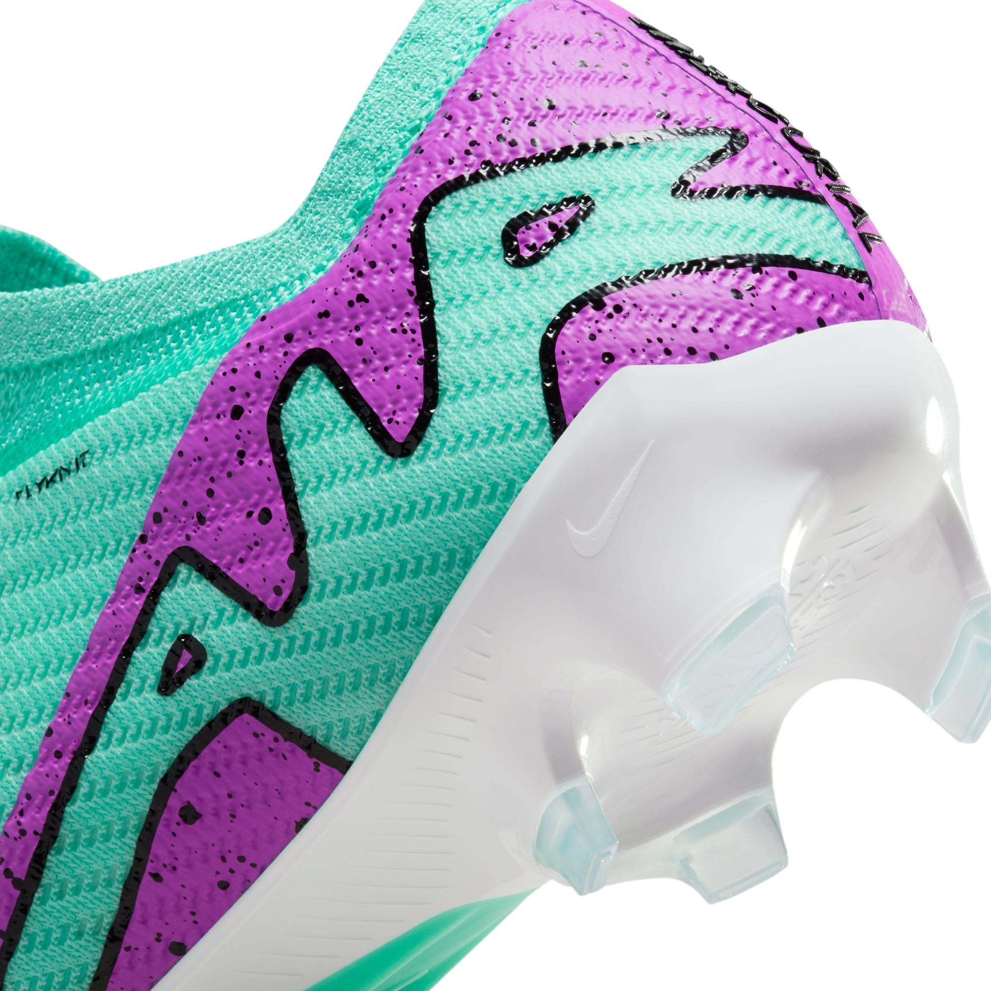 Nike Air Zoom Mercurial Vapor 15 Elite FG Firm Ground Soccer Cleat - Hyper Turquoise/Fuchsia Dream/Black/White
