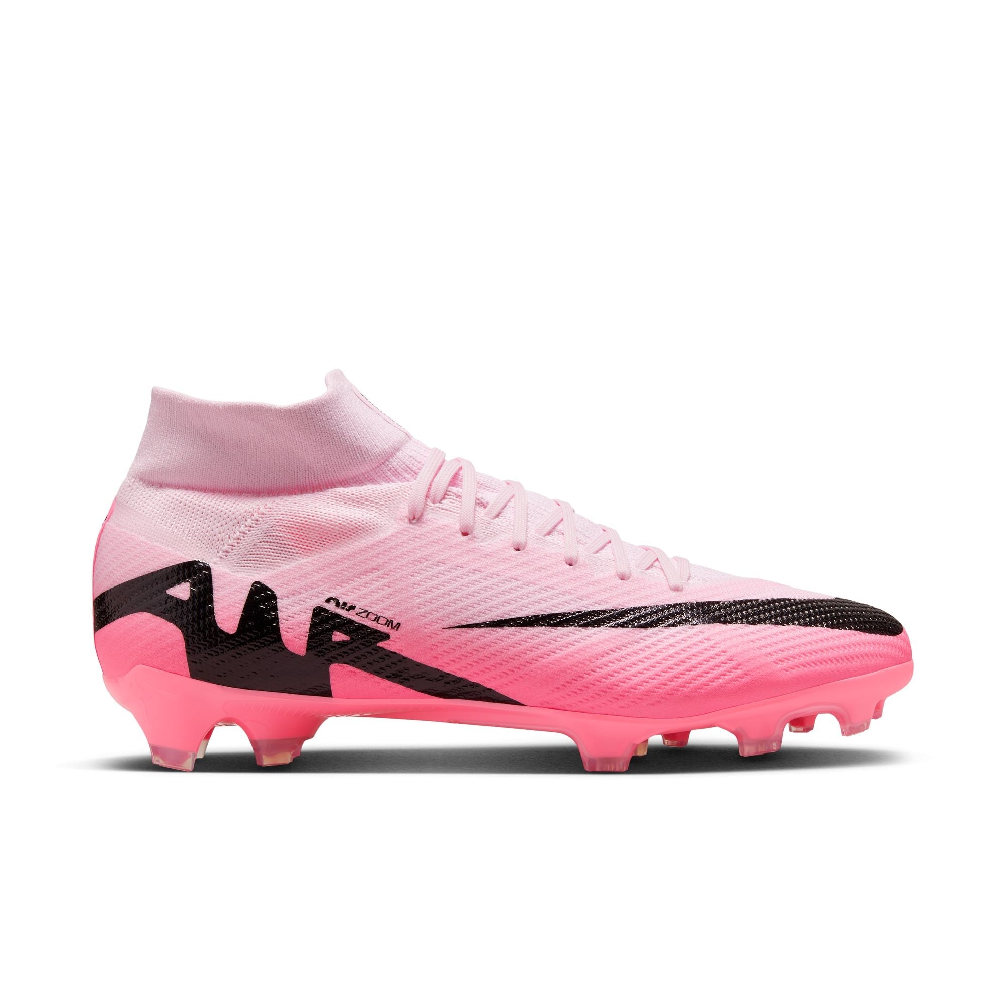 Nike Mercurial Superfly 9 Pro FG Firm Ground Soccer Cleats- Pink Foam / Black