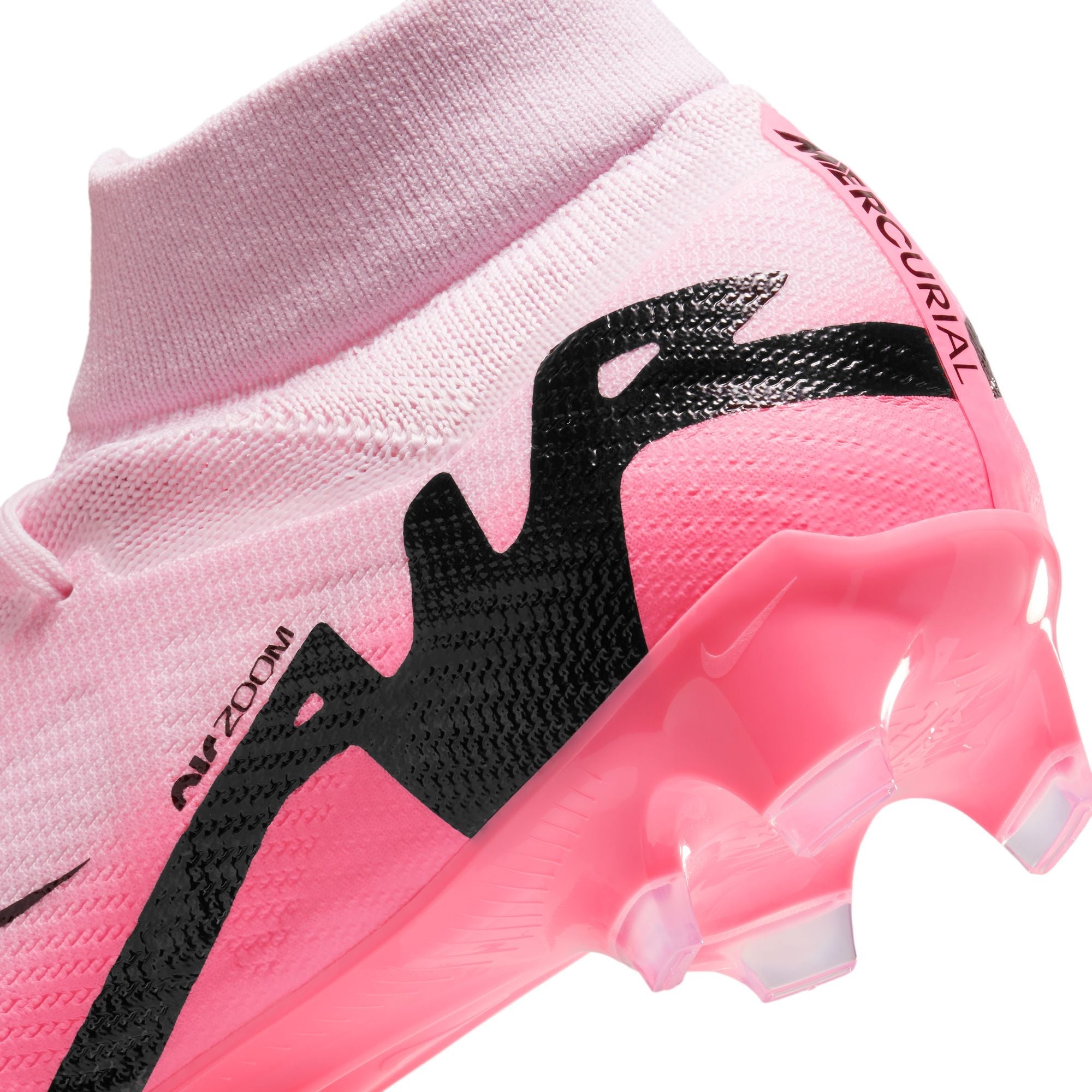 Nike Mercurial Superfly 9 Pro FG Firm Ground Soccer Cleats- Pink Foam / Black
