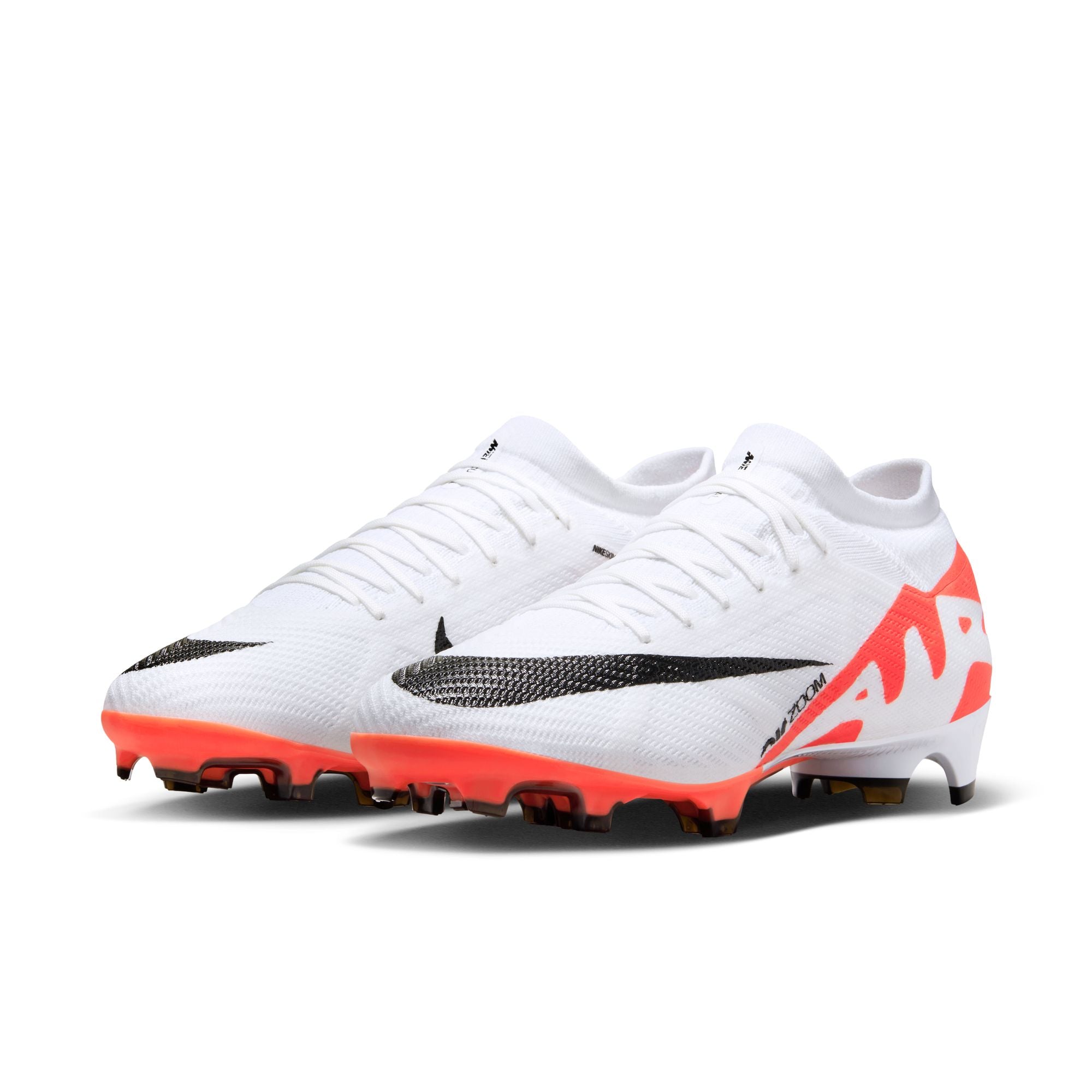 Nike Zoom Mercurial Vapor 15 Pro FG Firm Ground Soccer Cleats - Bright Crimson//White/Black