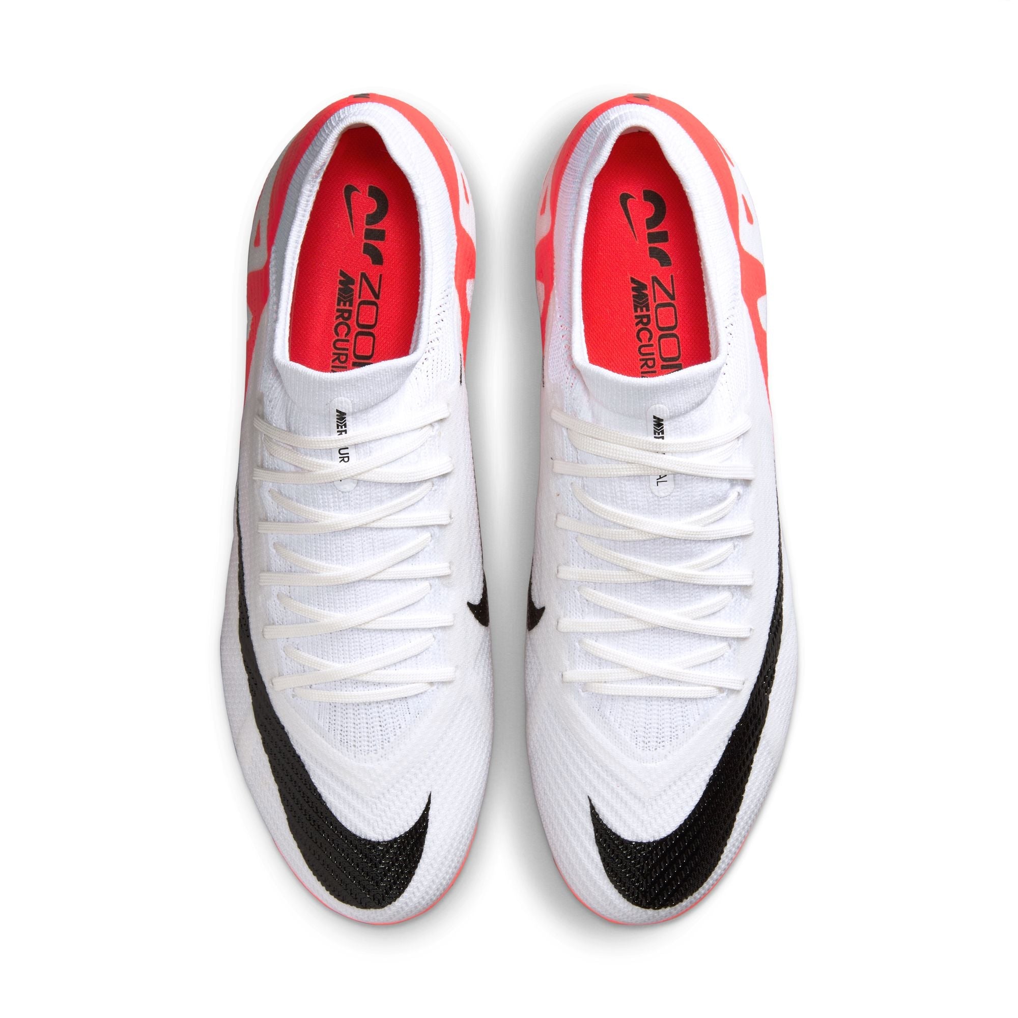 Nike Zoom Mercurial Vapor 15 Pro FG Firm Ground Soccer Cleats - Bright Crimson//White/Black