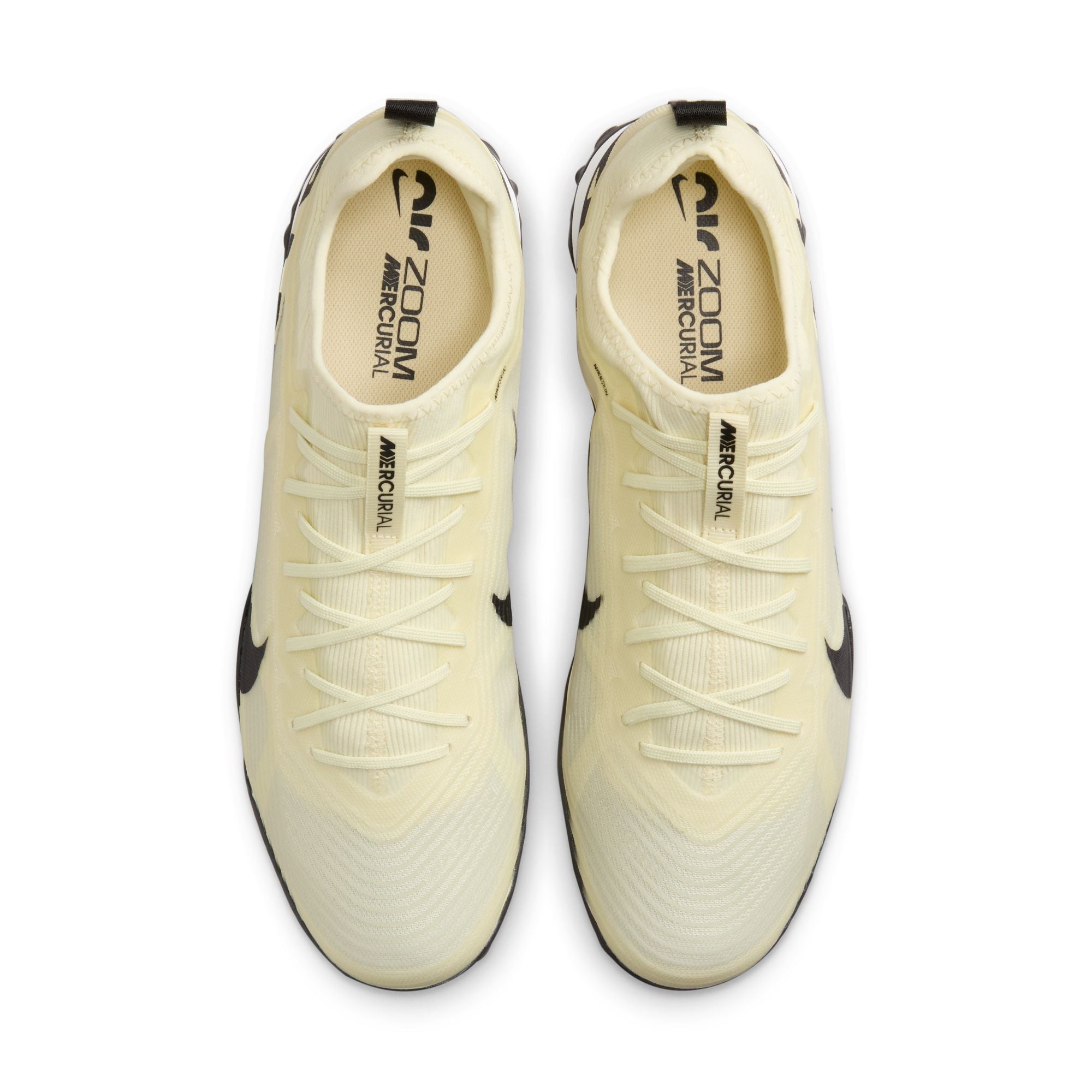 Nike Zoom Mercurial Vapor 15 Pro TF Turf Soccer Shoes - Lemonade/Black