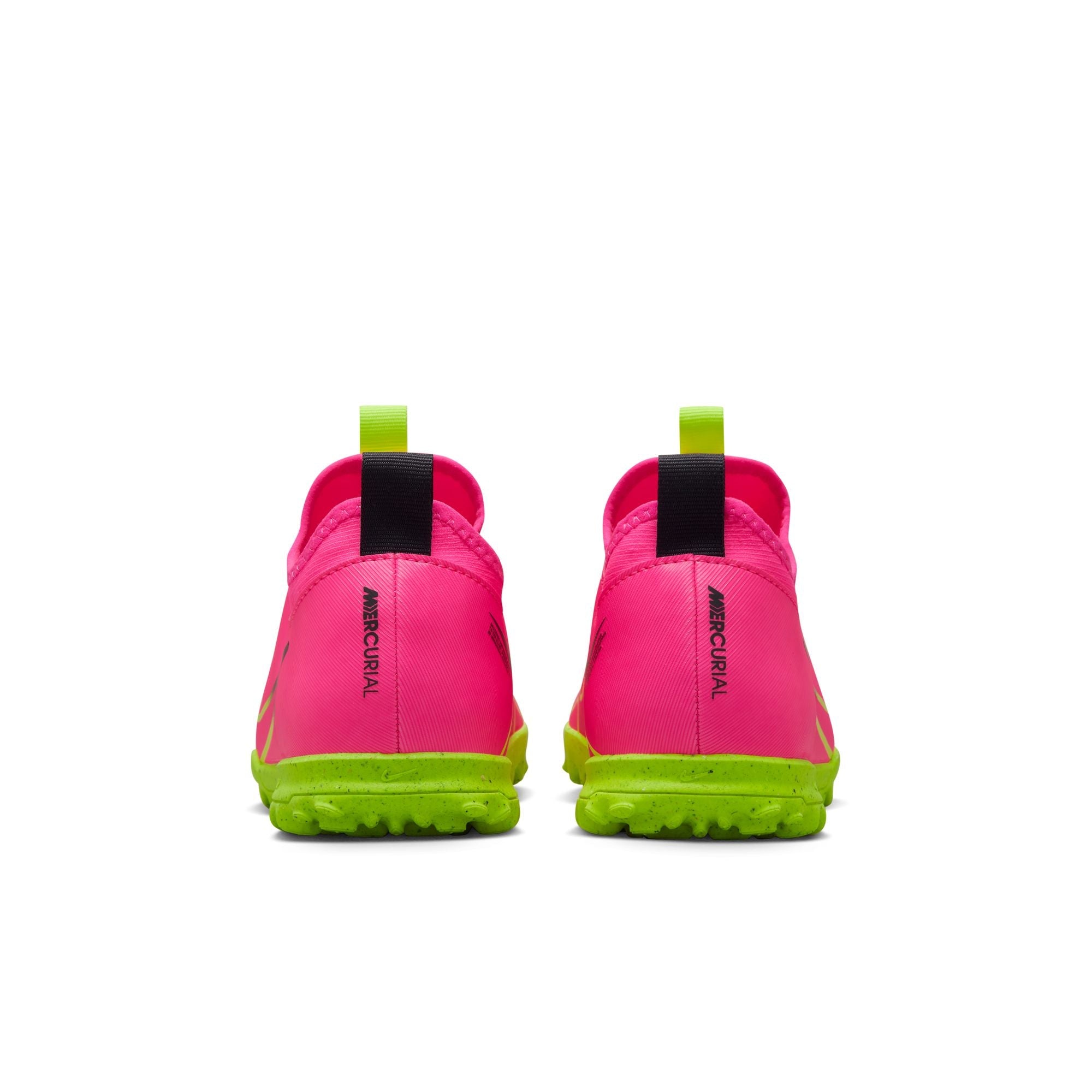 Nike Junior Zoom Mercurial Vapor 15 Academy TF Turf Soccer Shoes -PinkBlast/Volt