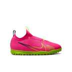 Nike Junior Zoom Mercurial Vapor 15 Academy TF Turf Soccer Shoes -PinkBlast/Volt