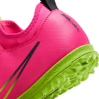 Nike Junior Zoom Mercurial Vapor 15 Academy TF Turf Soccer Shoes -PinkBlast/Volt