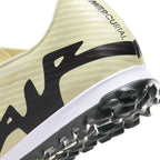 Nike Air Zoom Mercurial Vapor 15 Academy TF Turf Soccer Shoe - Lemonade/Black
