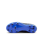Nike Jr. Mercurial Superfly 9 Club FG/MG-Black/Chrome-Hyper Royal