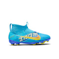 Nike Junior Zoom Mercurial Superfly 9 Academy KM FG/MG Soccer Cleat - Baltic Blue/White