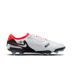 Nike Tiempo Legend 10 Elite FG-White/Black-Bright Crimson