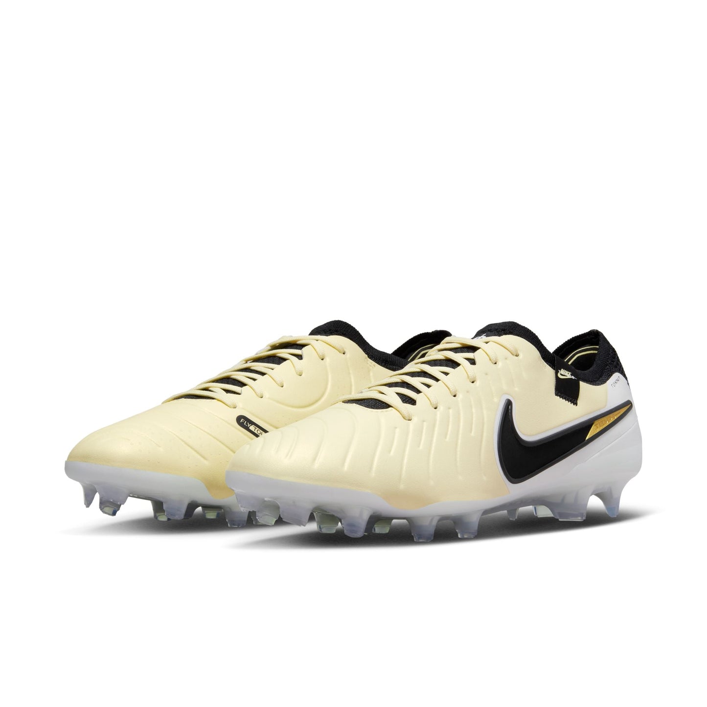 Nike Tiempo Legend 10 Elite FG Firm Ground Soccer Cleat - Lemonade/Black/Metallic Gold