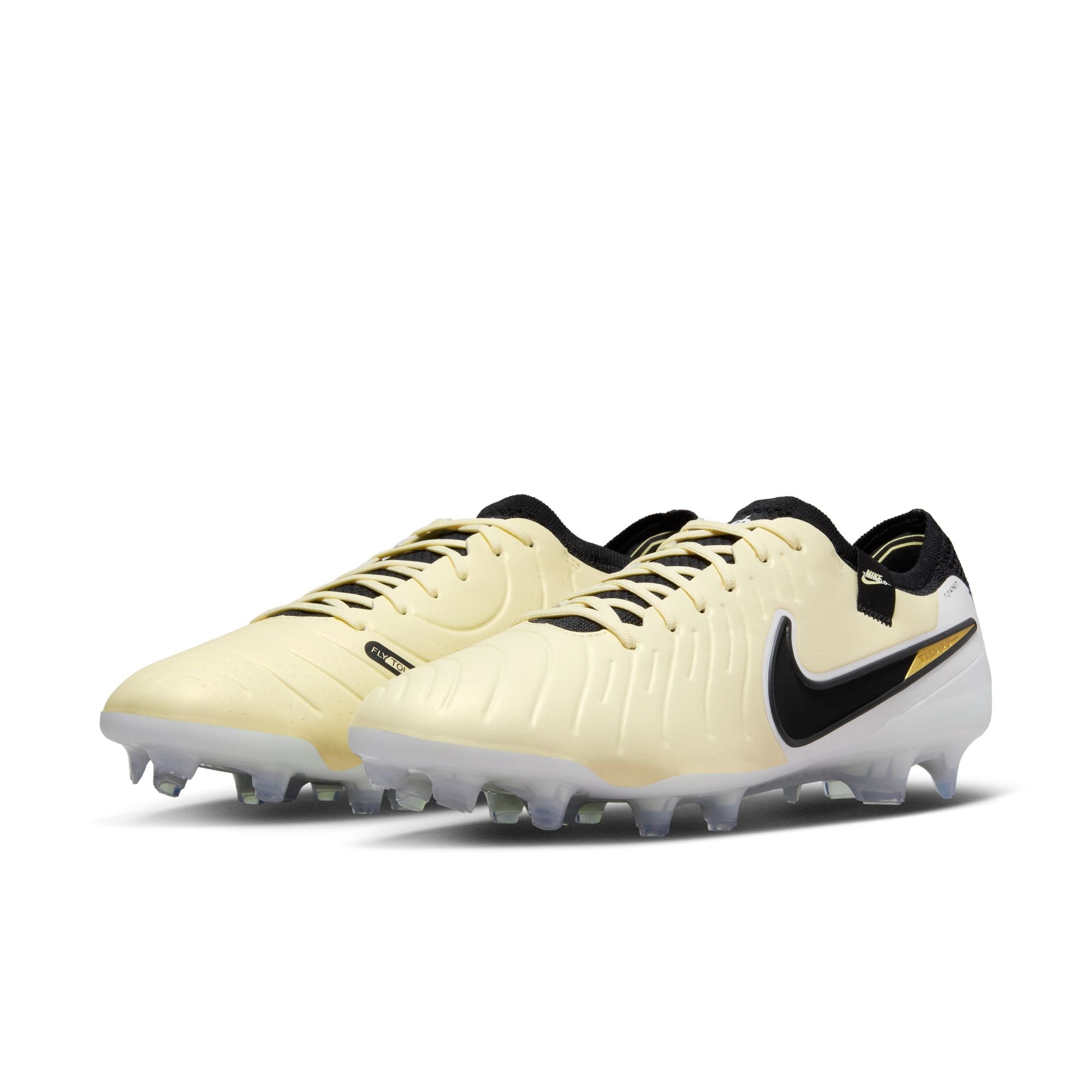 Nike Tiempo Legend 10 Elite FG Firm Ground Soccer Cleat - Lemonade/Black/Metallic Gold
