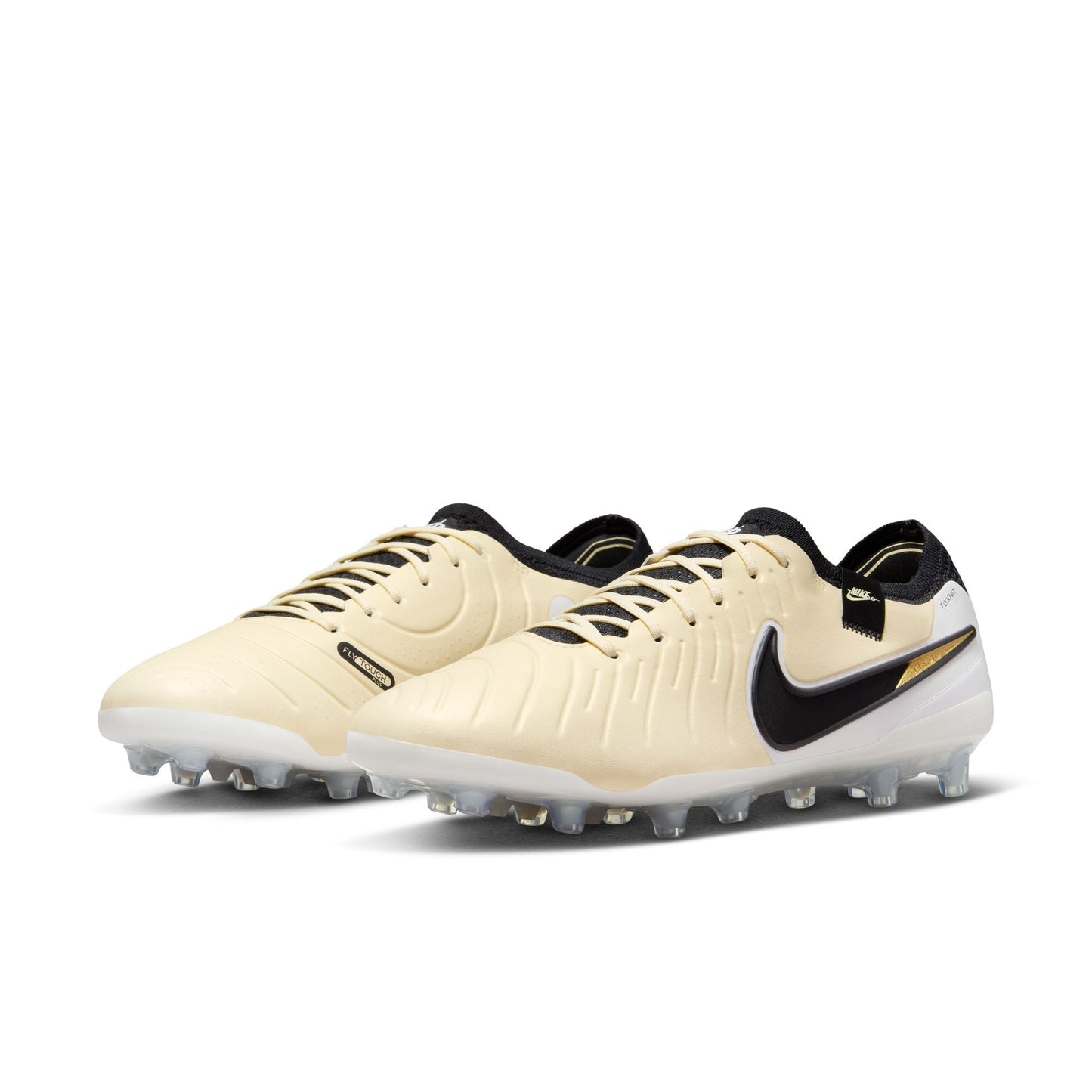 Nike Tiempo Legend 10 Elite AG Artificial Grass Soccer Cleat - Lemonade/Black/Metallic Gold