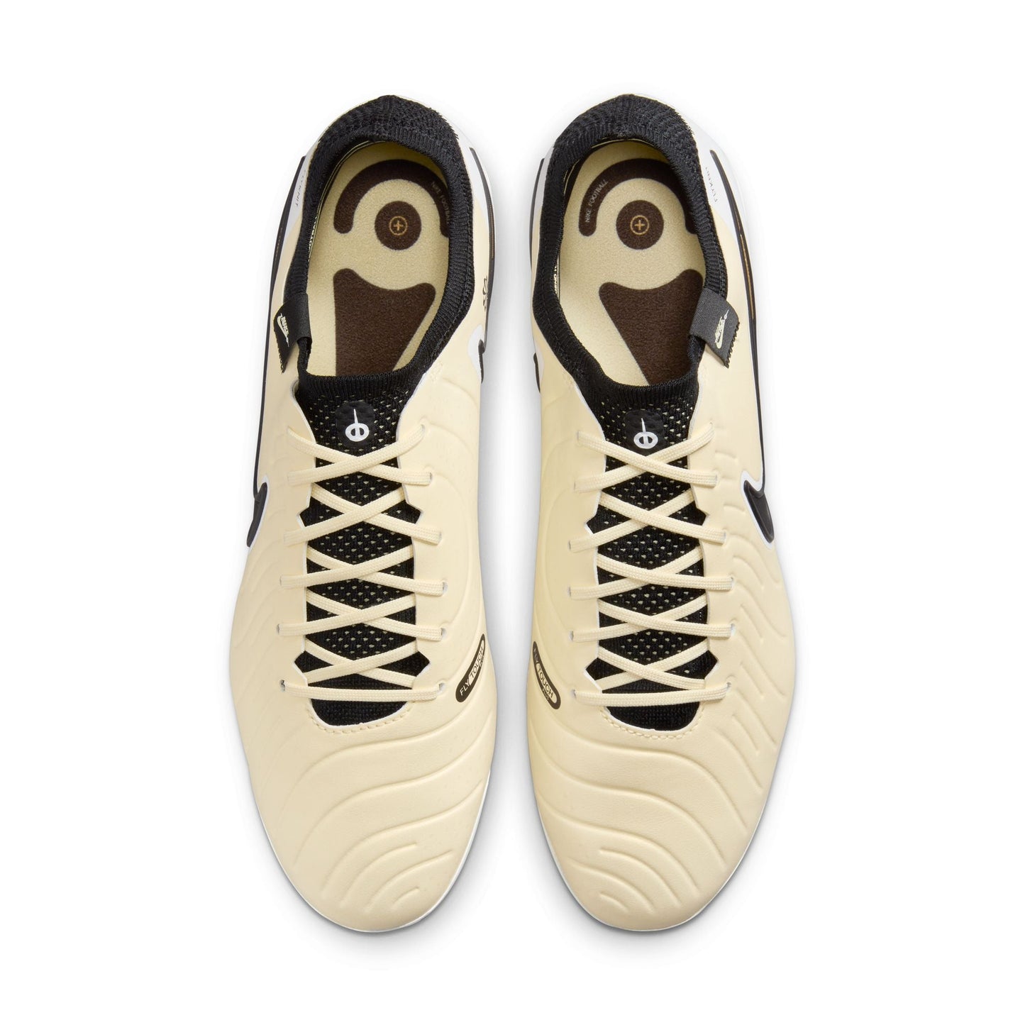 Nike Tiempo Legend 10 Elite AG Artificial Grass Soccer Cleat - Lemonade/Black/Metallic Gold