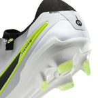 Nike Tiempo Legend 10 Pro FG Firm Ground Soccer Cleat -Metallic Silver/Black-Volt