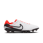 Nike Tiempo Legend 10 Pro FG-White/BK-Crimson