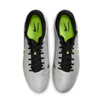 Nike Tiempo Legend 10 Academy FG Soccer Cleat -Metallic Silver/Black-Volt