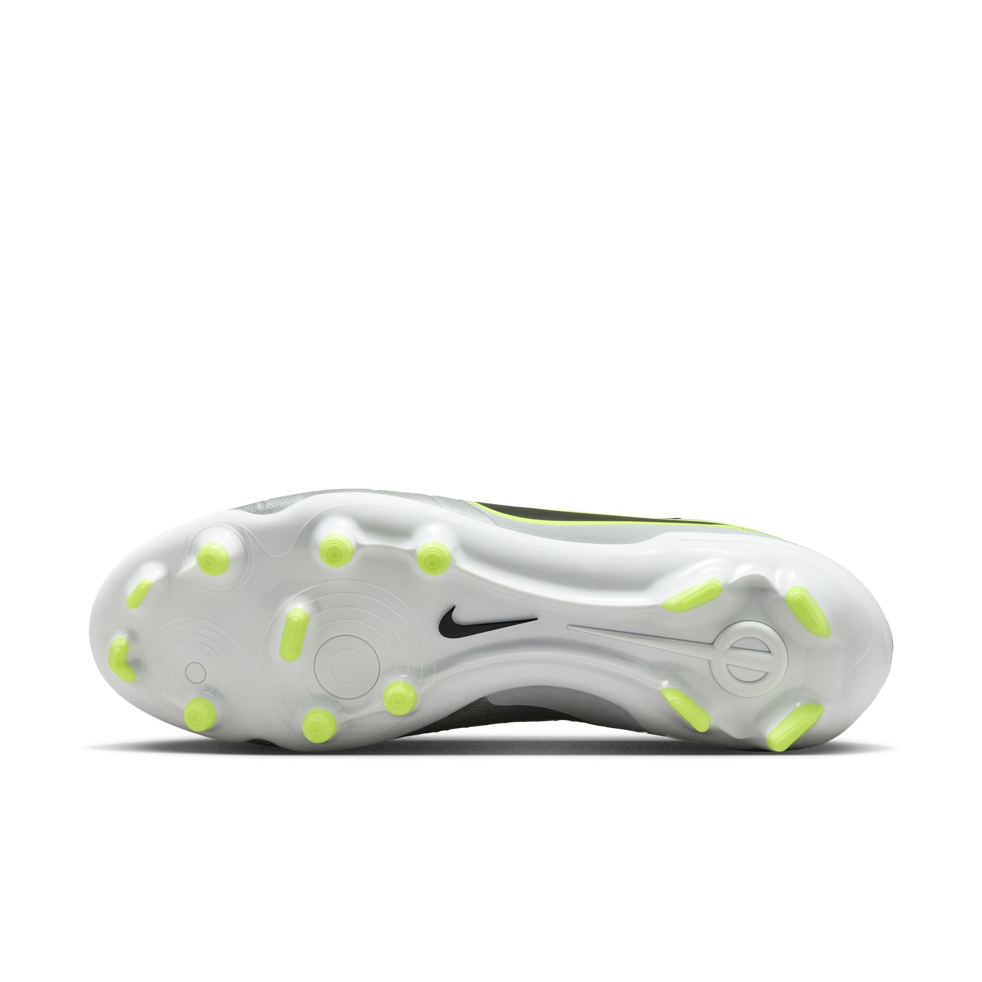 Nike Tiempo Legend 10 Academy FG Soccer Cleat -Metallic Silver/Black-Volt