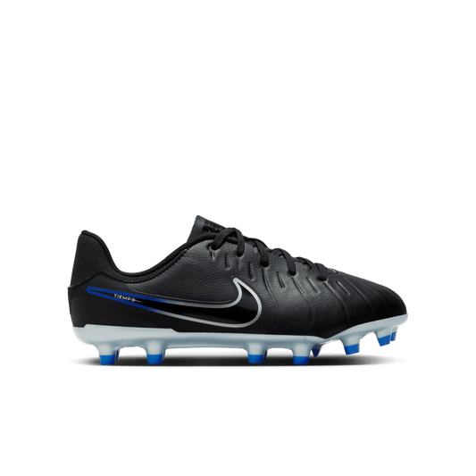 Nike Jr. Tiempo Legend 10 Academy FG-Black/Hyper Royal/Chrome