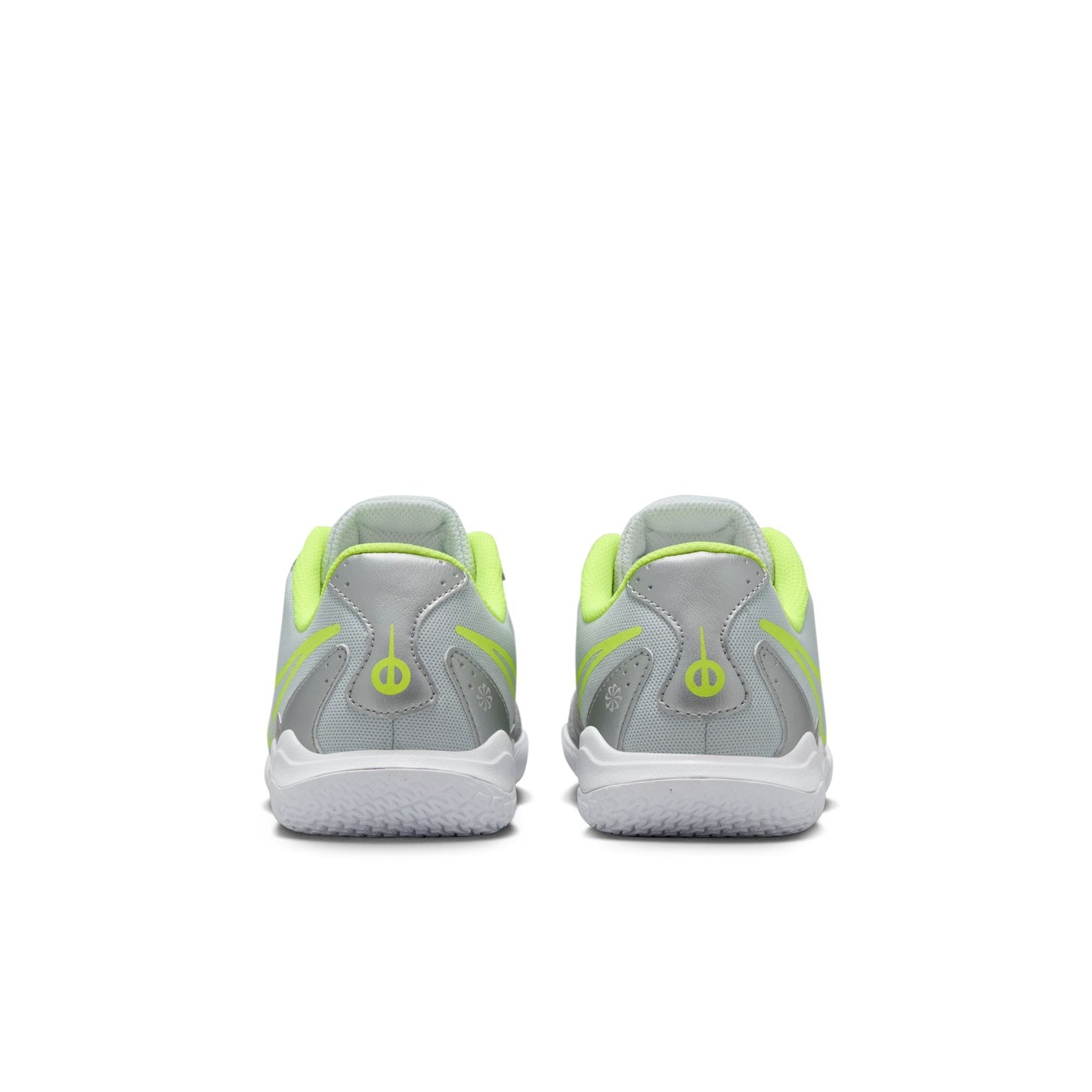 Nike Junior Tiempo Legend 10 Academy Indoor- Metallic Silver/Black-Volt