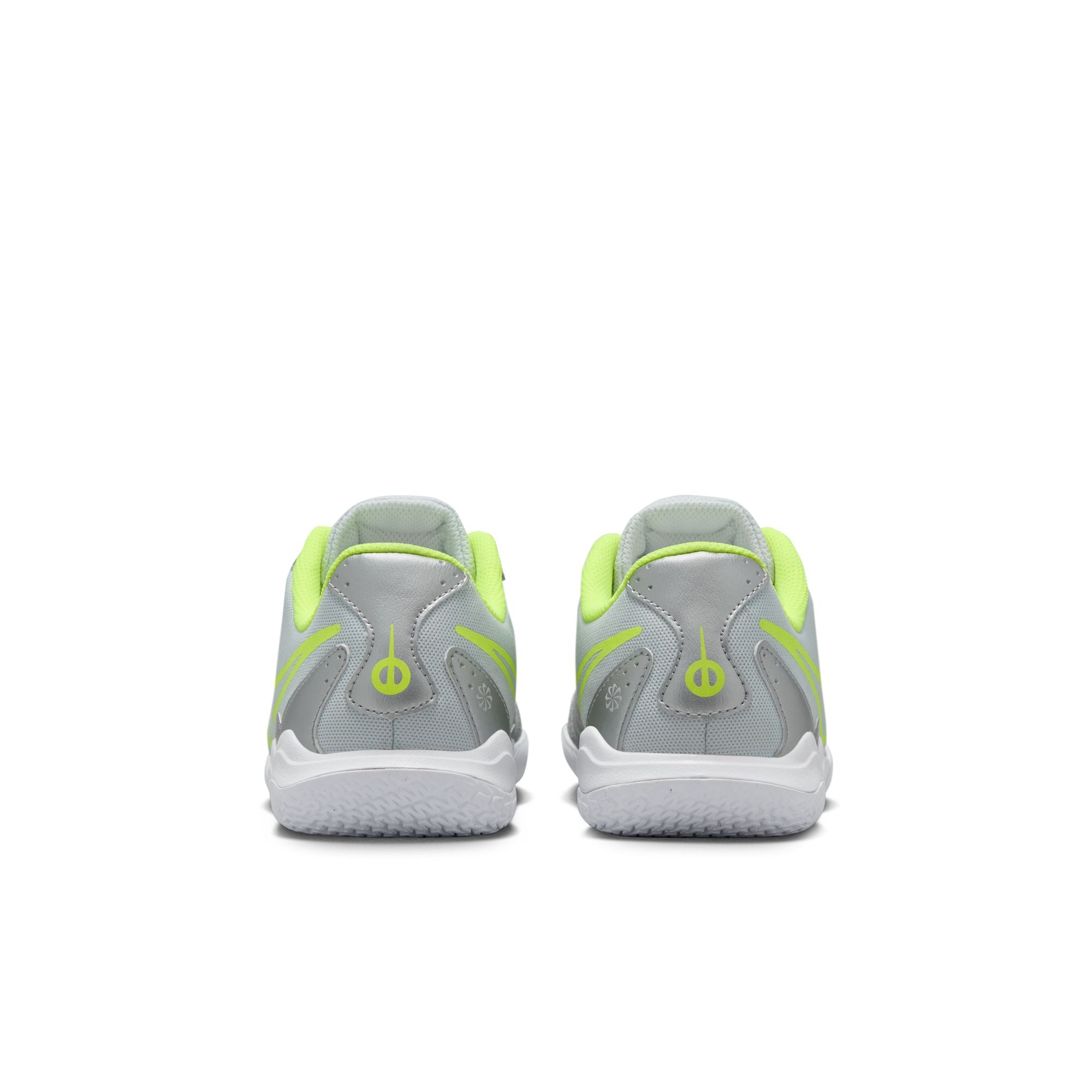 Nike Junior Tiempo Legend 10 Academy Indoor- Metallic Silver/Black-Volt