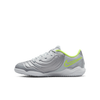 Nike Youth Tiempo Legend 10 Academy IC-Metallic Silver/Black/Volt