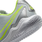 Nike Junior Tiempo Legend 10 Academy Indoor- Metallic Silver/Black-Volt