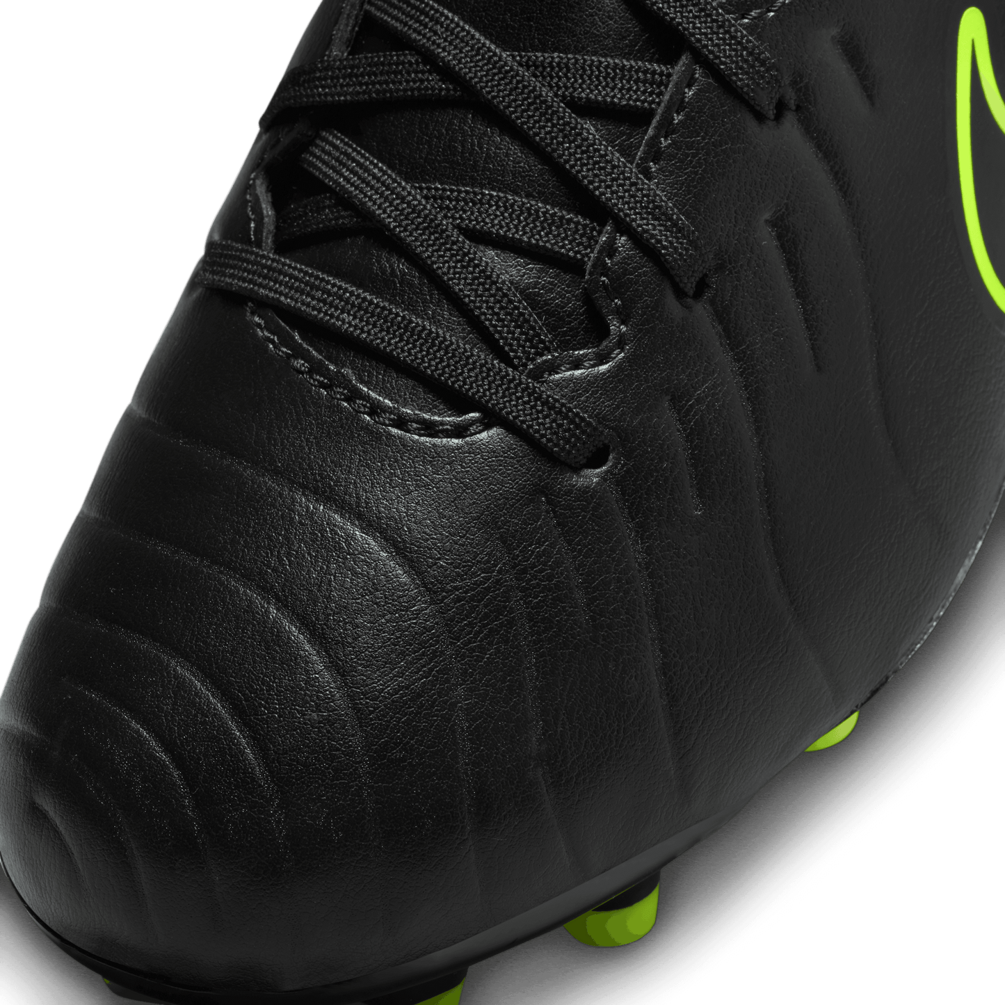 Nike Jr. Tiempo Legend 10 Club FG-Black/Volt