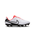 Nike Jr. Tiempo Legend 10 Club FG-WHITE/BLACK/BRIGHT CRIMSON