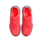 Nike Junior Tiempo Legend 10 Club TF Turf Soccer Cleat - Hot Lava/White